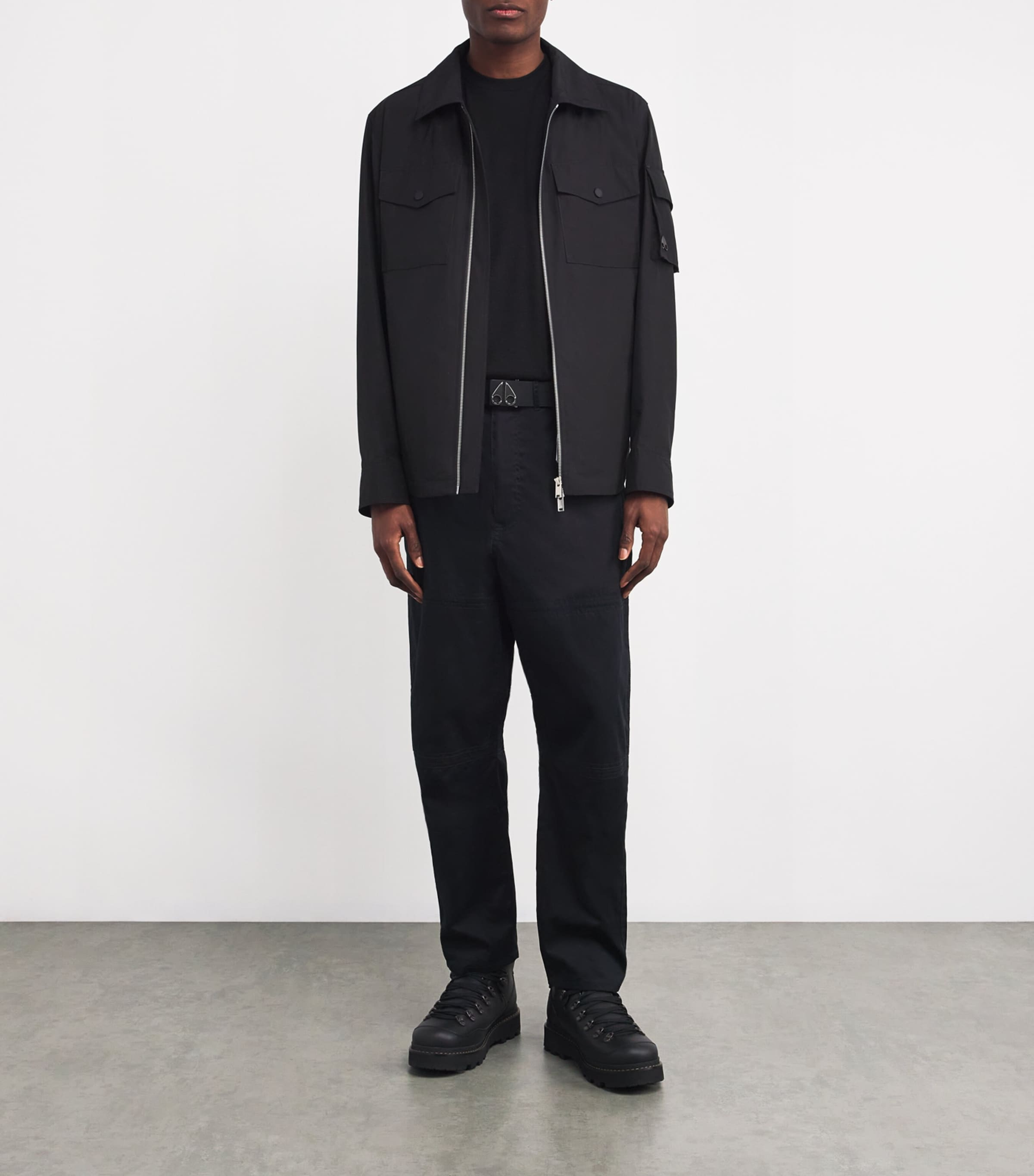 Leather Logo Belt SILVER - 199 Image 4