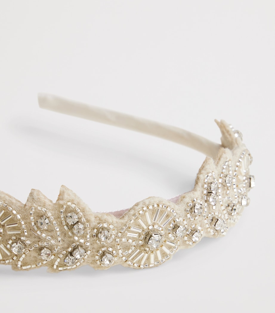 Beaded Headband IVOIRE Image 2