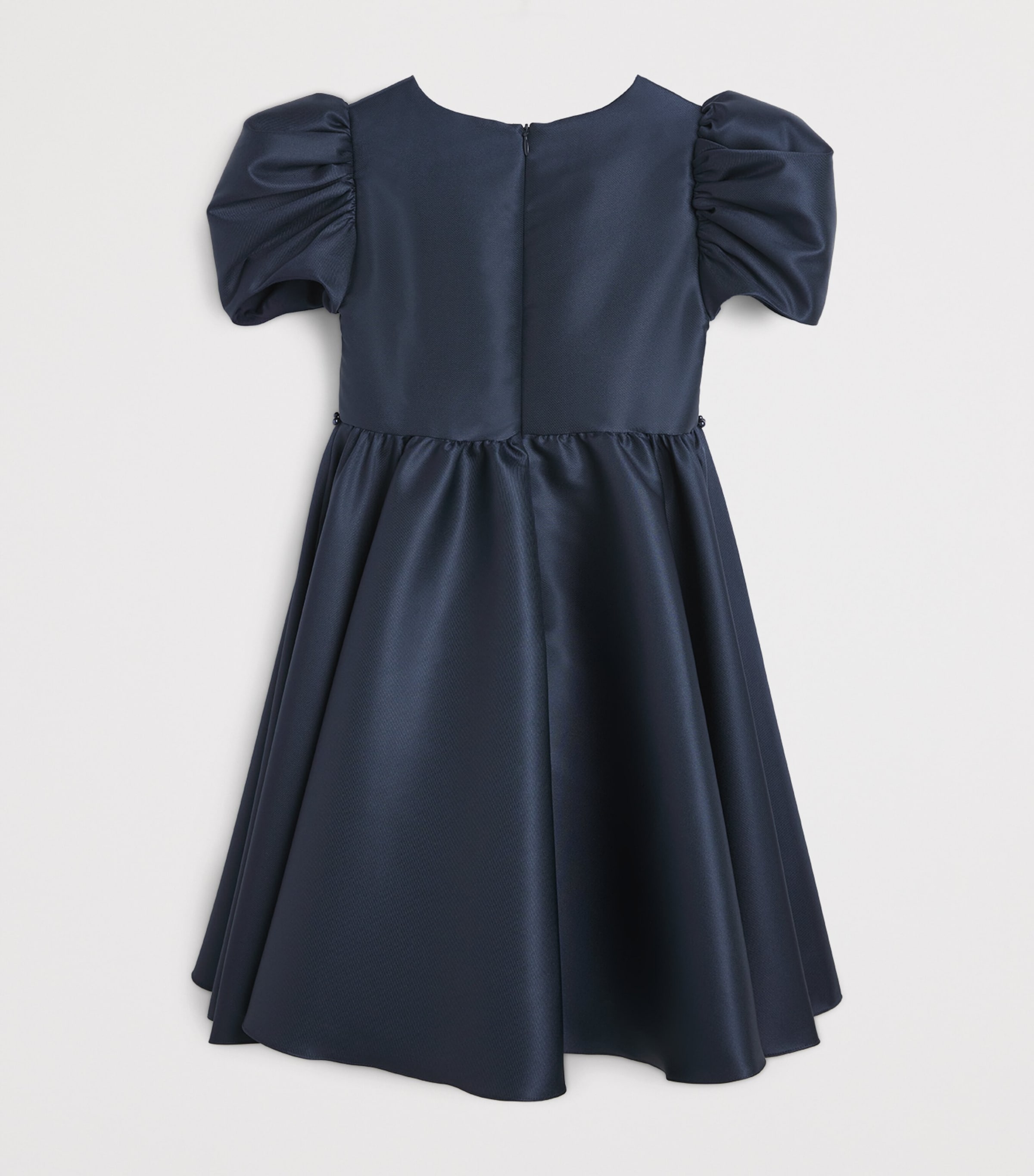 Bimbalo Ruffle-Sleeve Dress (2-14 Years) Navy Image 2
