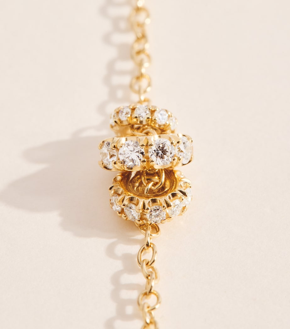 Spinelli Kilcollin Yellow Gold and Diamond Vesta Necklace Yellow Gold Image 5