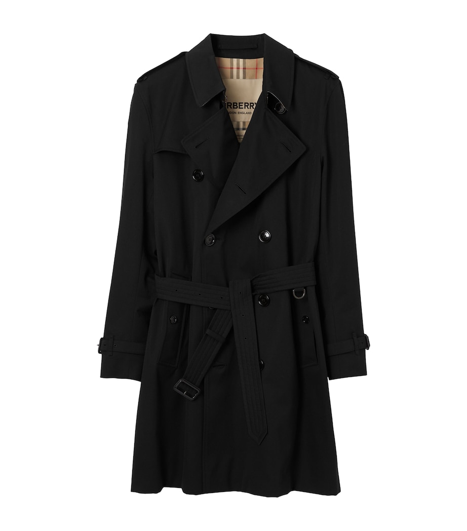 Mid-Length Kensington Heritage Trench Coat BLACK Image 1