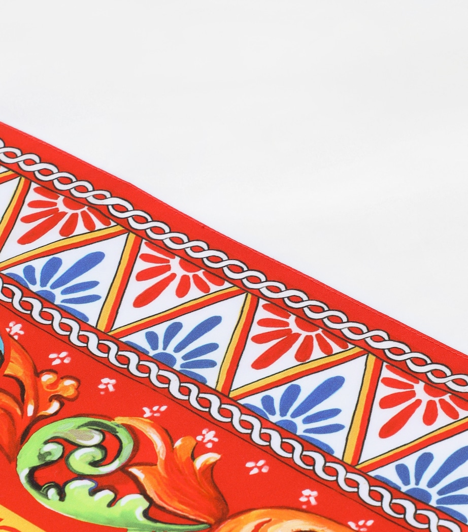 Set of 2 Cotton Carretto Pillowcases (50cm x 80cm) UC123-BIANCO/CARRETT Image 4