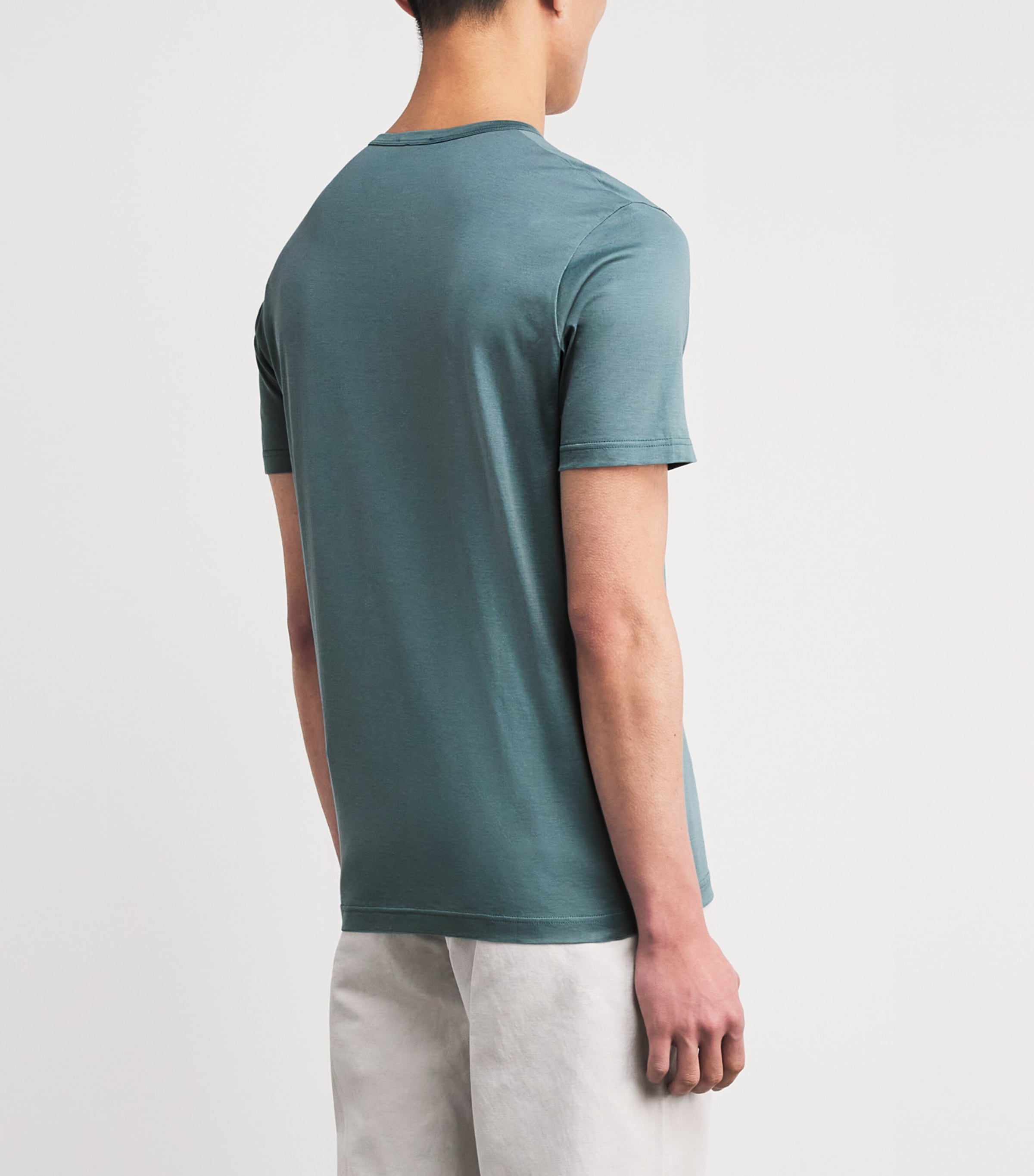 Supima Cotton Classic T-Shirt STEELGREEN1 GNIU Image 4