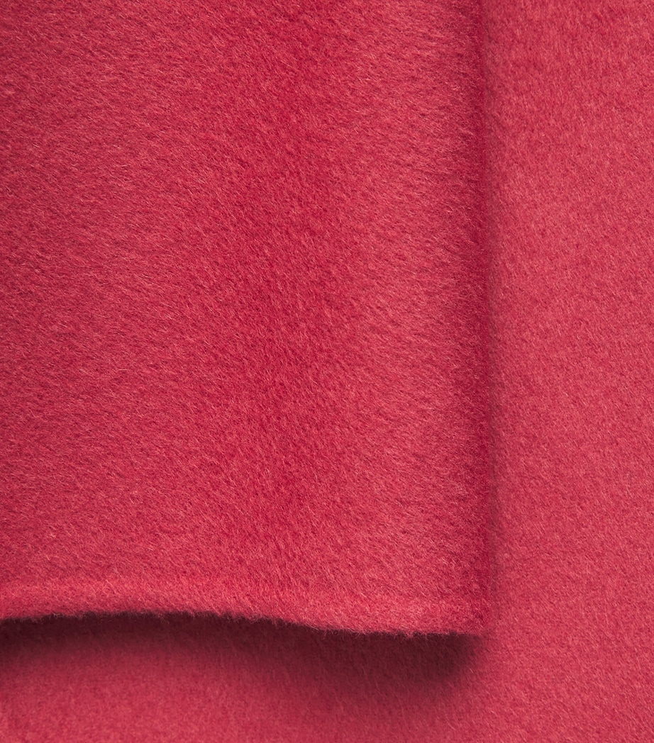 Joseph Womens Wool-Cashmere Spencer Coat Mulberry Image 5