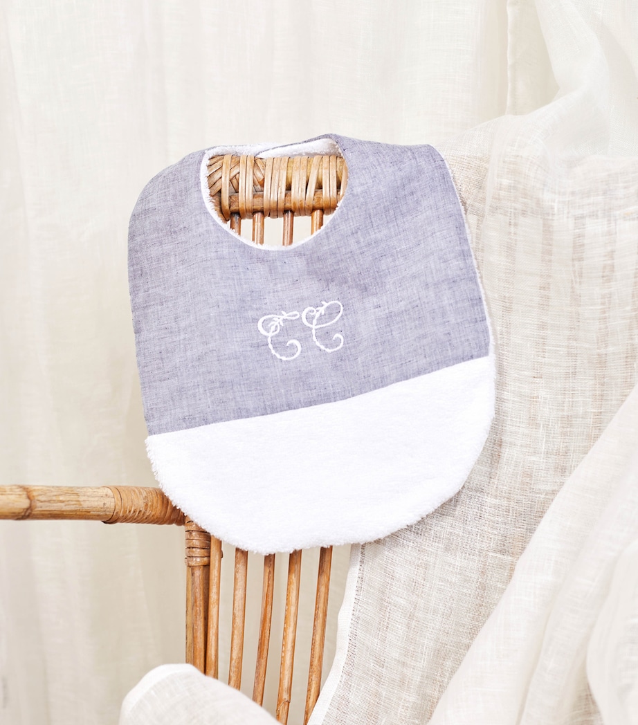 Printed Embroidered Bib 50 VERT OPALINE Image 2