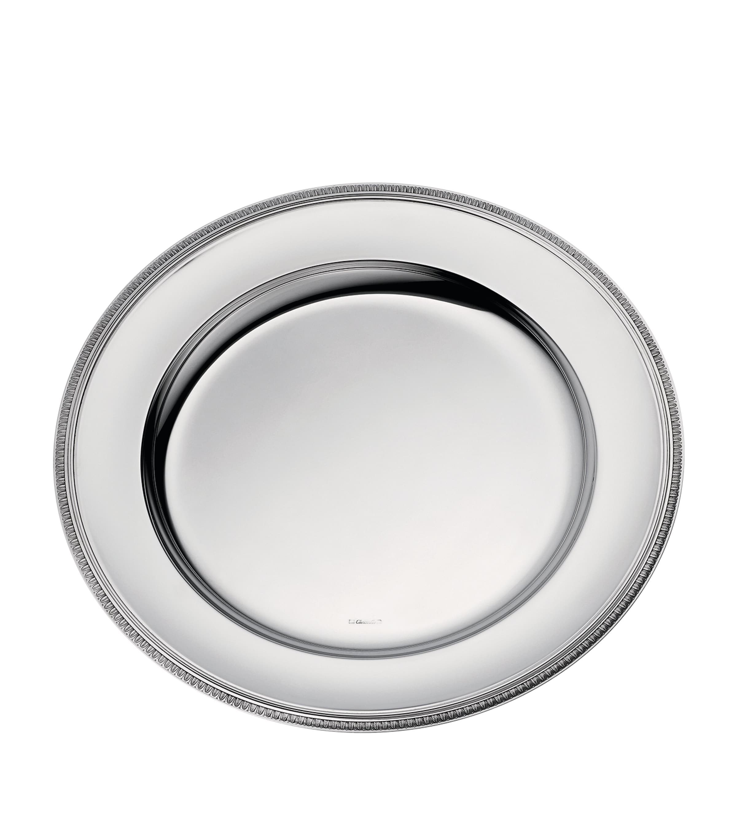 Christofle Silver-Plated Malmaison Round Platter (40cm) Silver Image 1