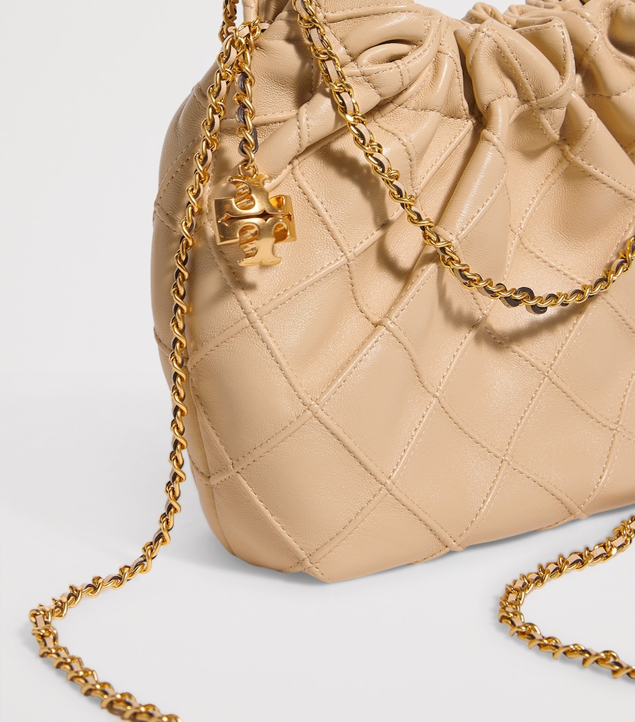 Mini Leather Fleming Shoulder Bag 701 VANILLA SFT SRVE Image 6