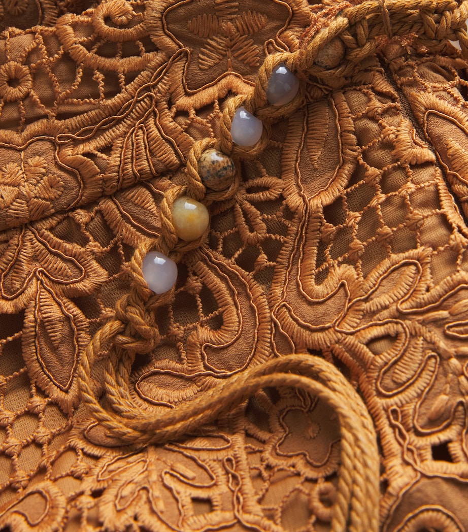 Zimmermann Womens Lace Coco Flared Trousers Bis Biscuit Image 5