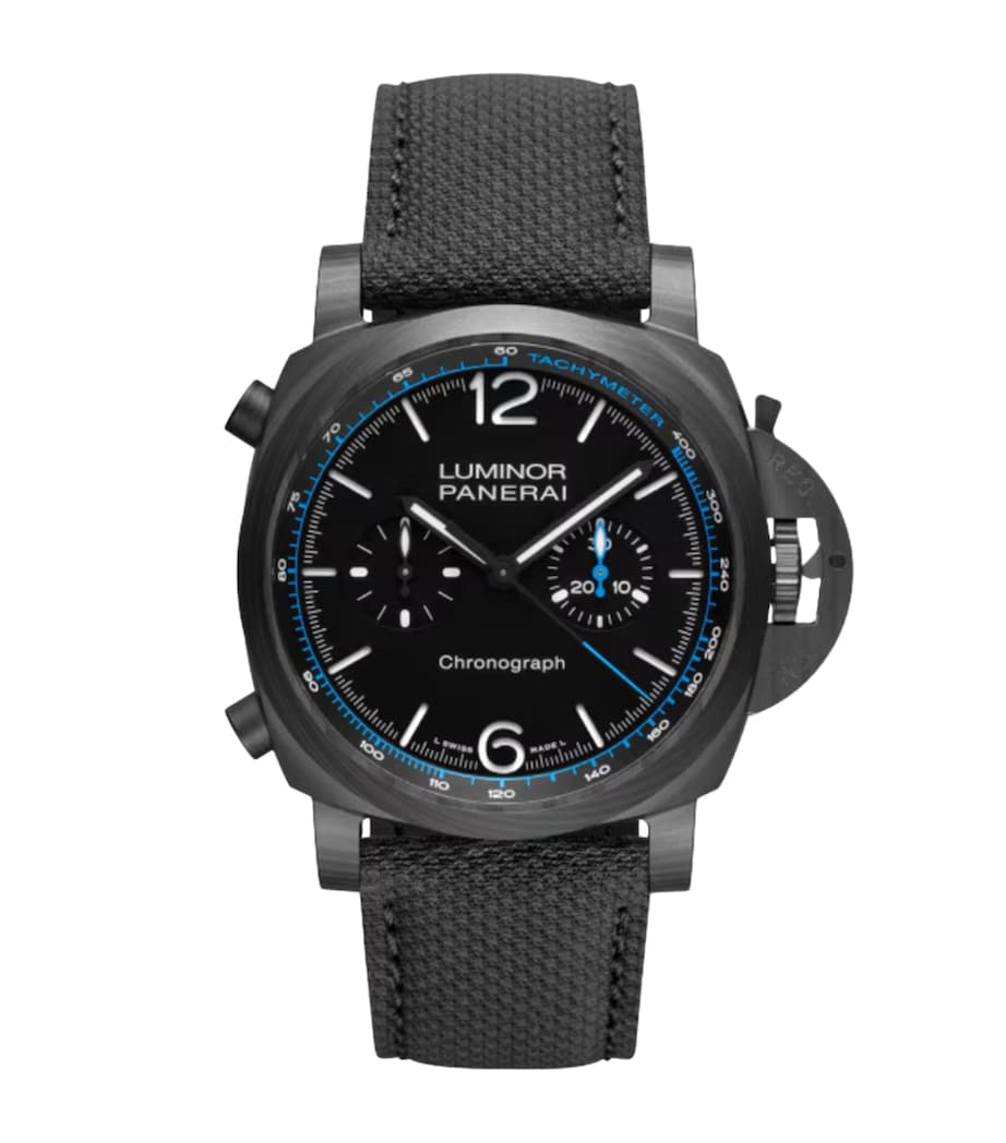 Panerai Carbotech Luminor Chrono Watch 44mm Black Image 1