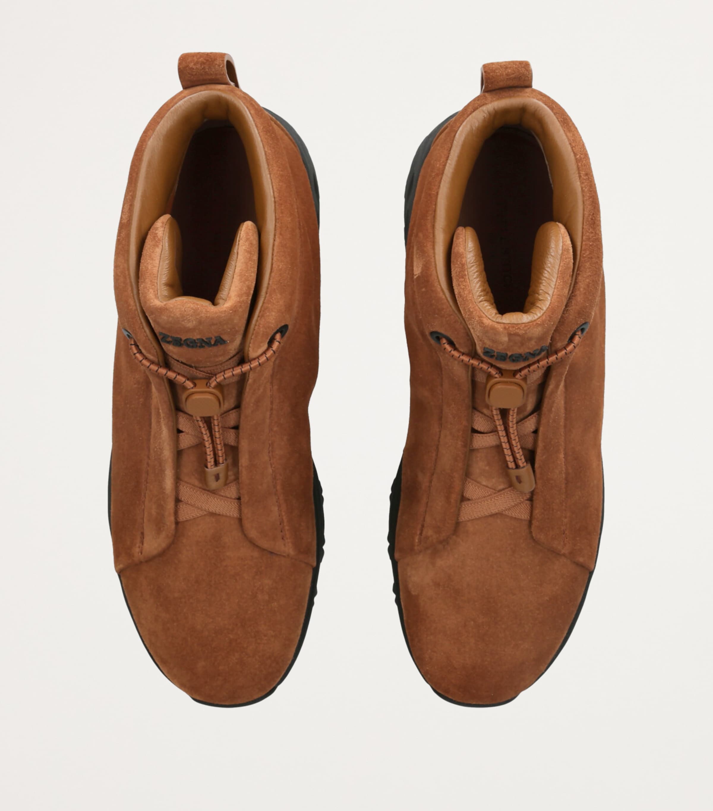 Suede Triple Stitch Vetta Sneakers TAN Image 4