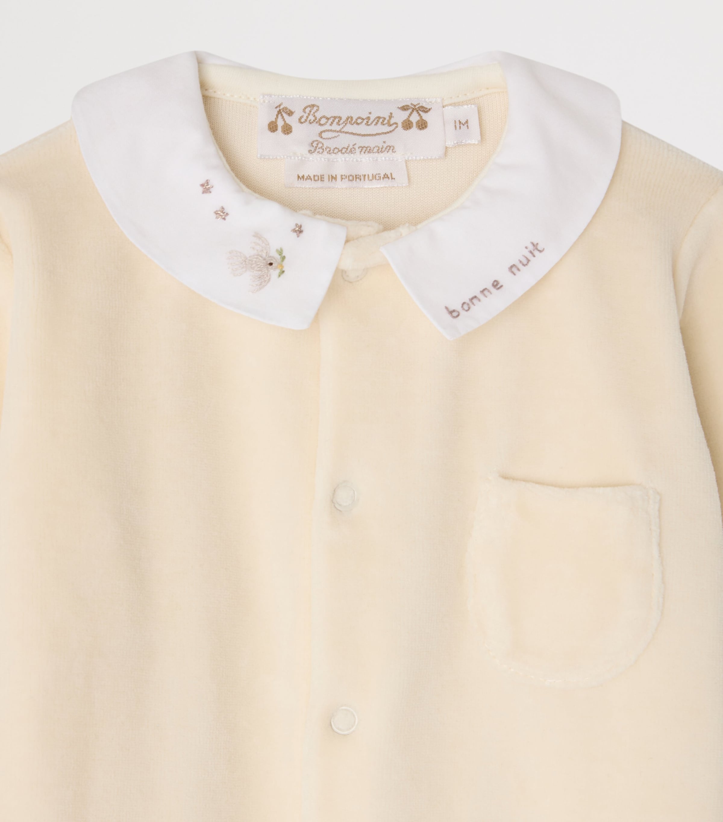 Bonpoint Bonne Nuit All-In-One (1-18 Months) Craie Image 3