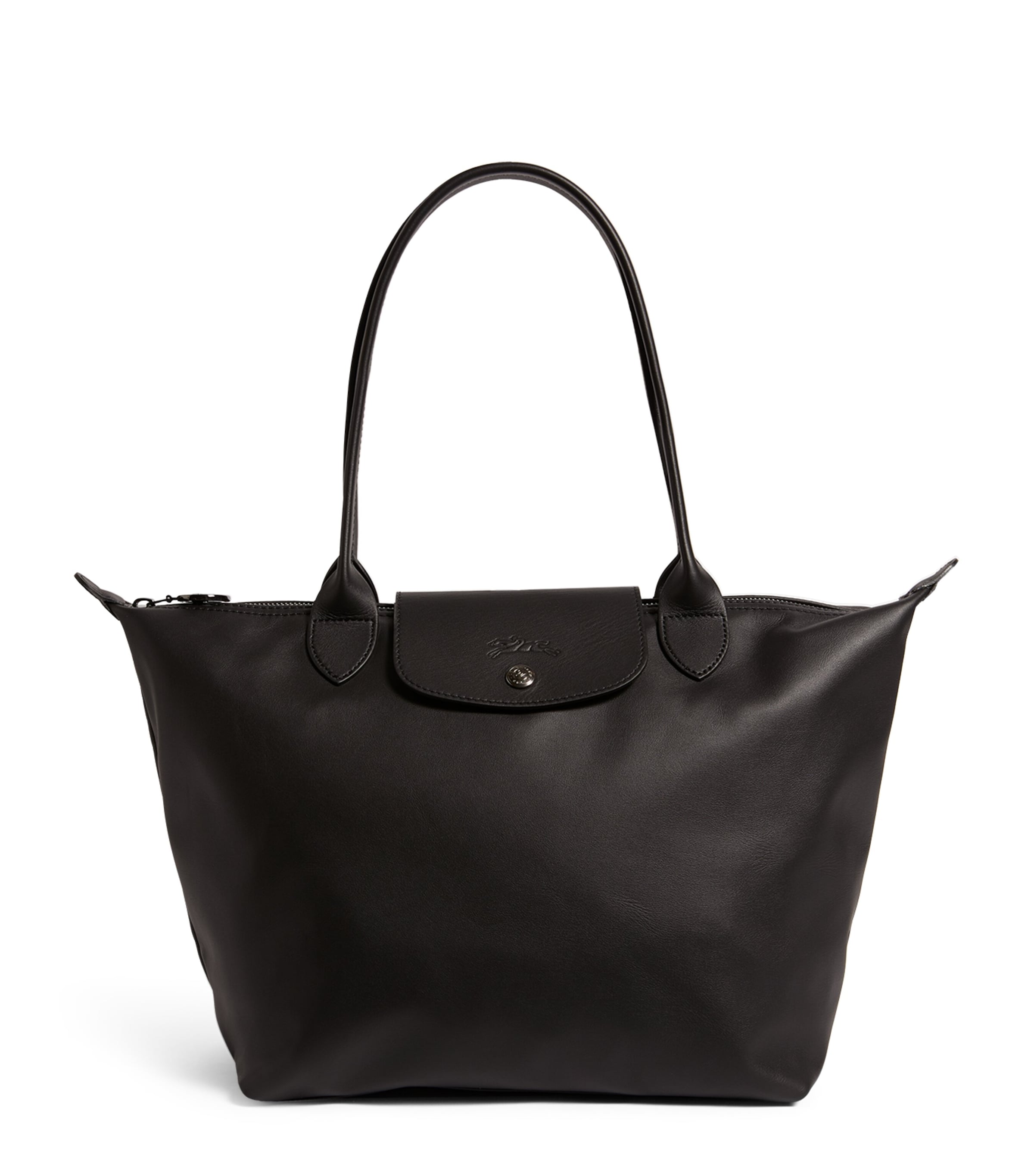 Longchamp Medium Leather Le Pliage Xtra Tote Bag Harrods UK