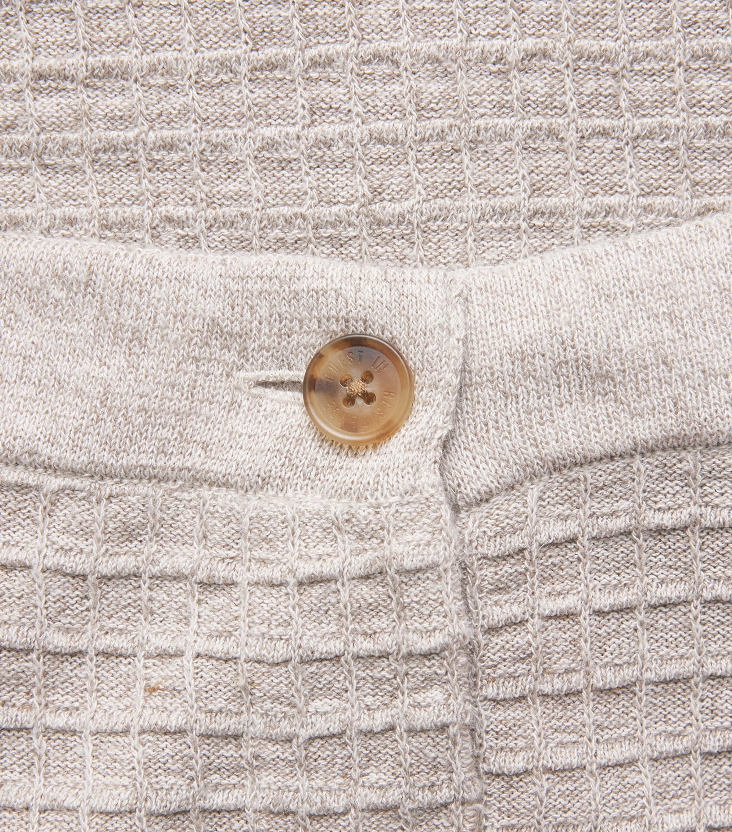 Guest In Residence Womens Linen-Silk Waffle Work Trousers Cream/sandstone Image 6