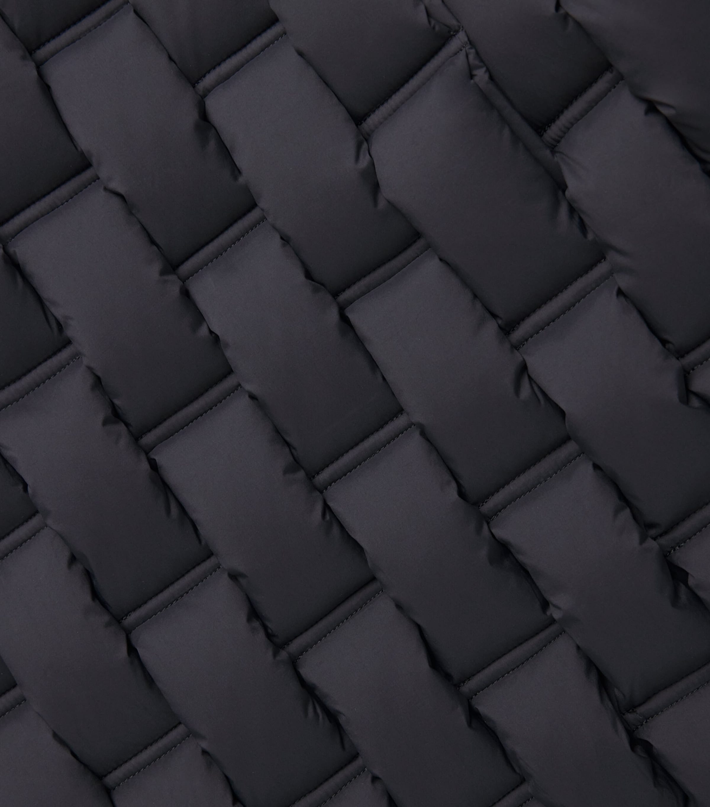 3D Down-Filled Woven Puffer Jacket 19 BLACK Image 5