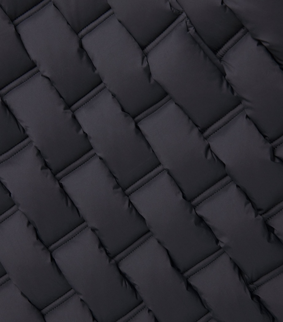 3D Down-Filled Woven Puffer Jacket 19 BLACK Image 5