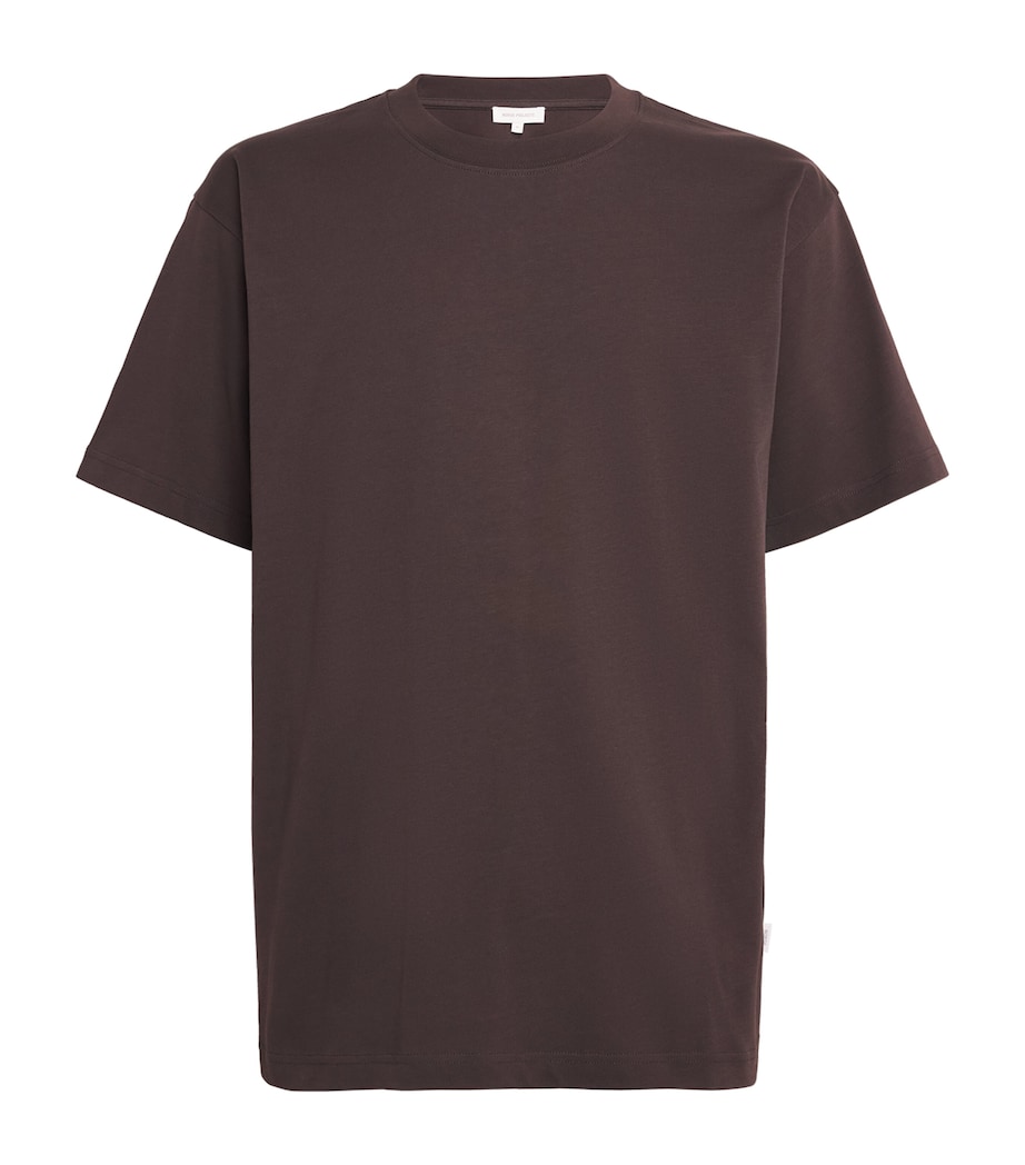 Organic Cotton T-Shirt SEAL BROWN Image 1