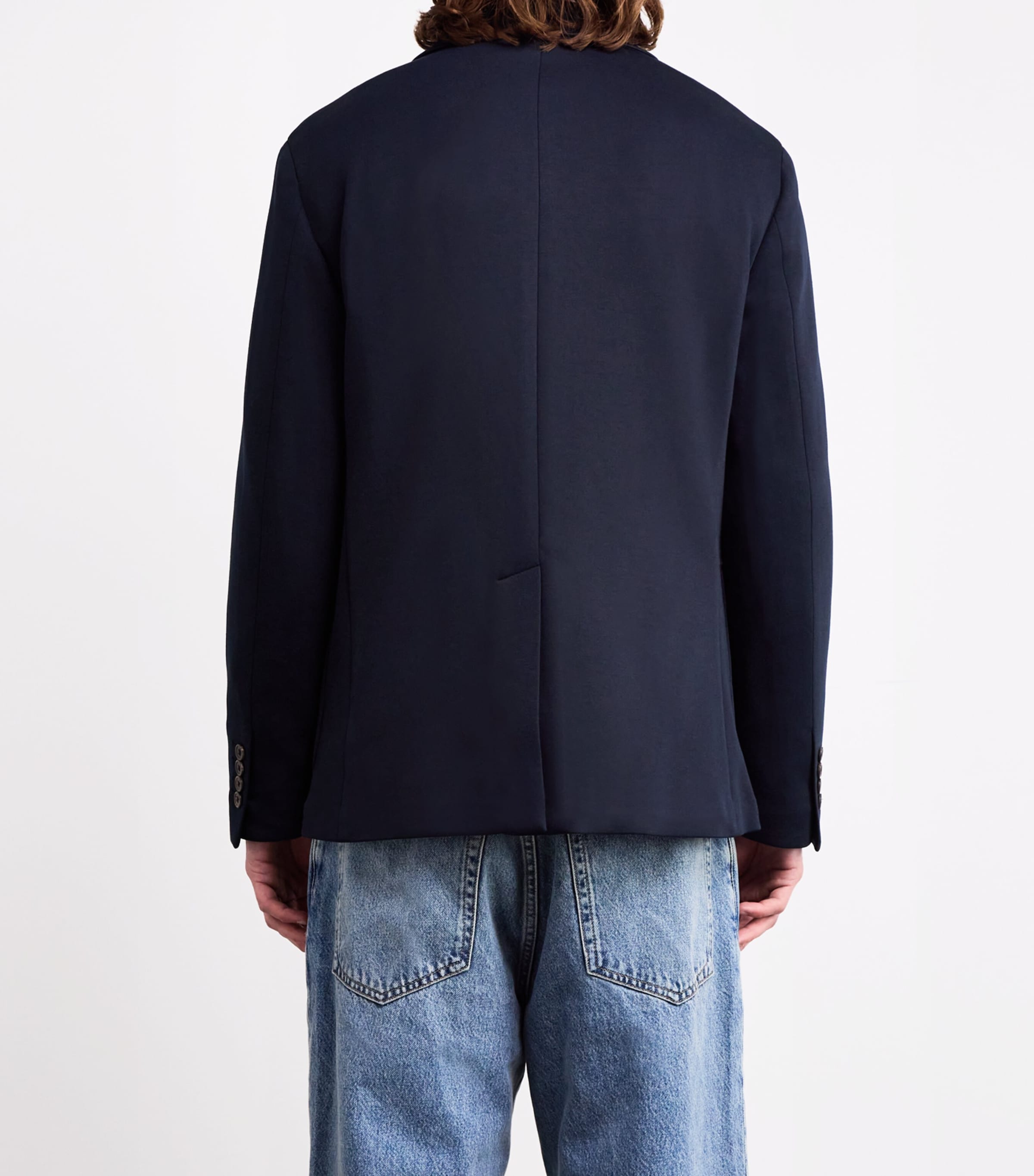 Double-Knit Blazer AVIATR NVY Image 5