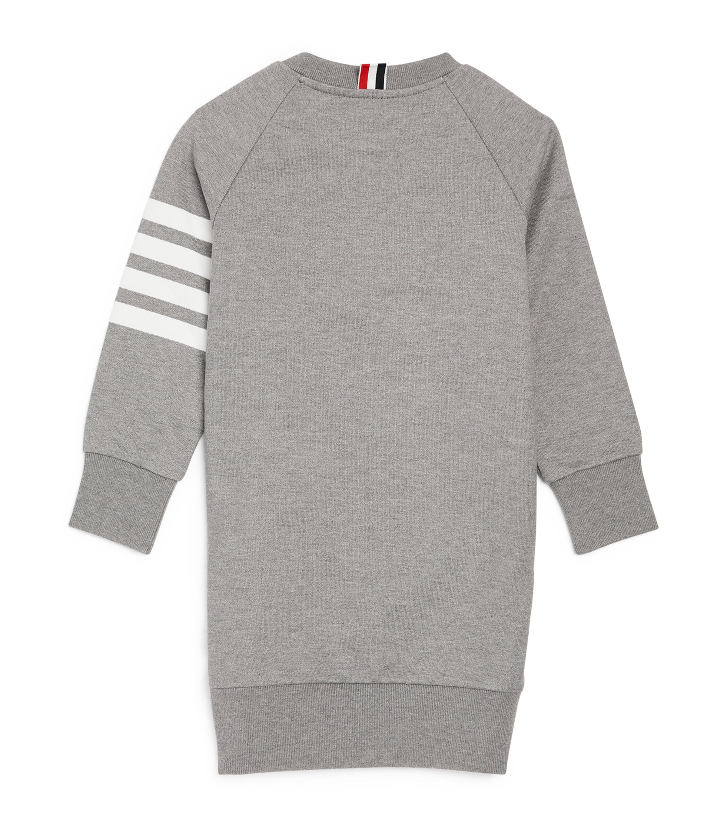 Thom Browne Kids 4-Bar Sweatshirt Dress (2-12 Years) Med Grey Image 2