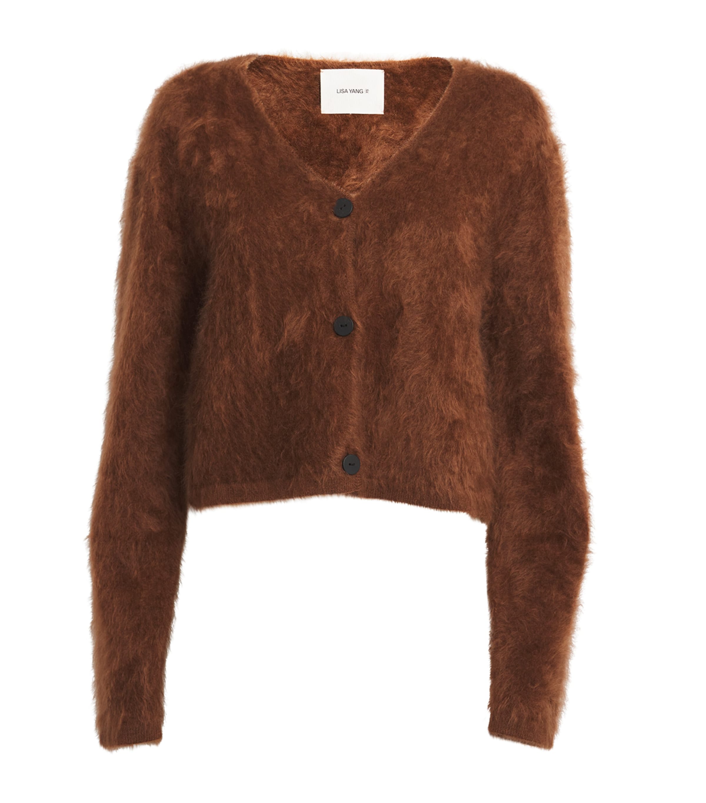 Shop Lisa Yang Cashmere Filippa Cardigan In Brown