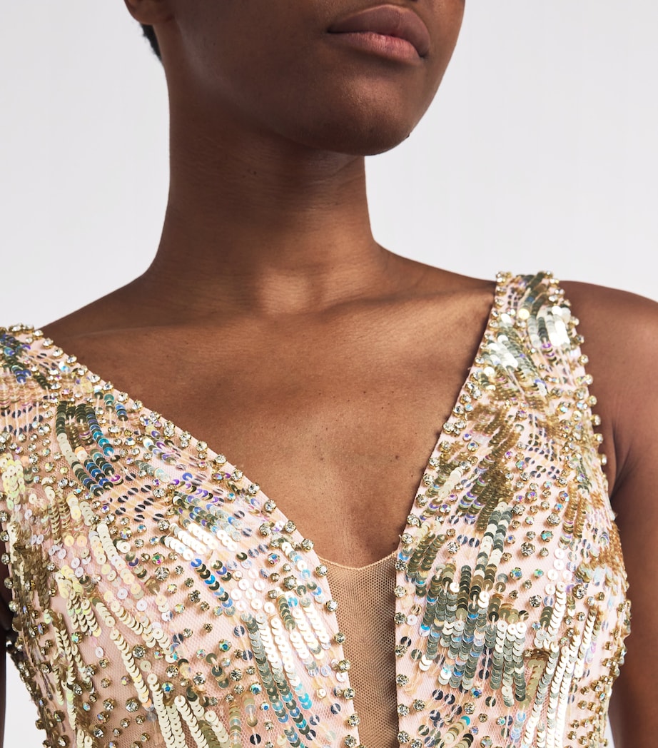 Embellished Marion Gown 723 SUGAR G I BEADNG Image 4