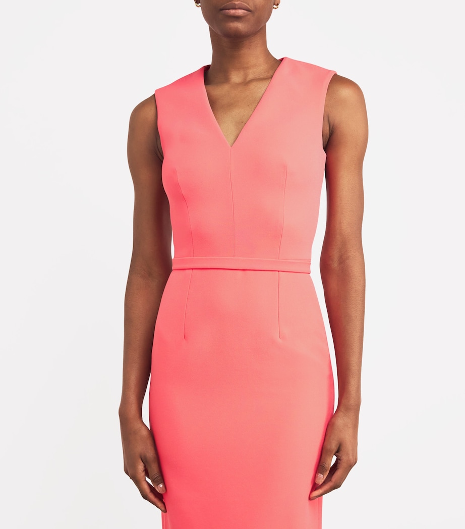 Cape-Detail Shula Midi Dress MOSAICO Image 6