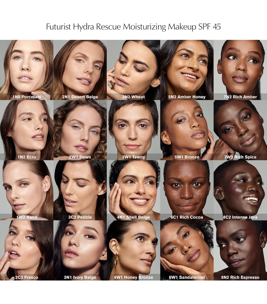 Futurist Hydra Rescue Moisturising Foundation SPF 45 1N2 ECRU Image 5