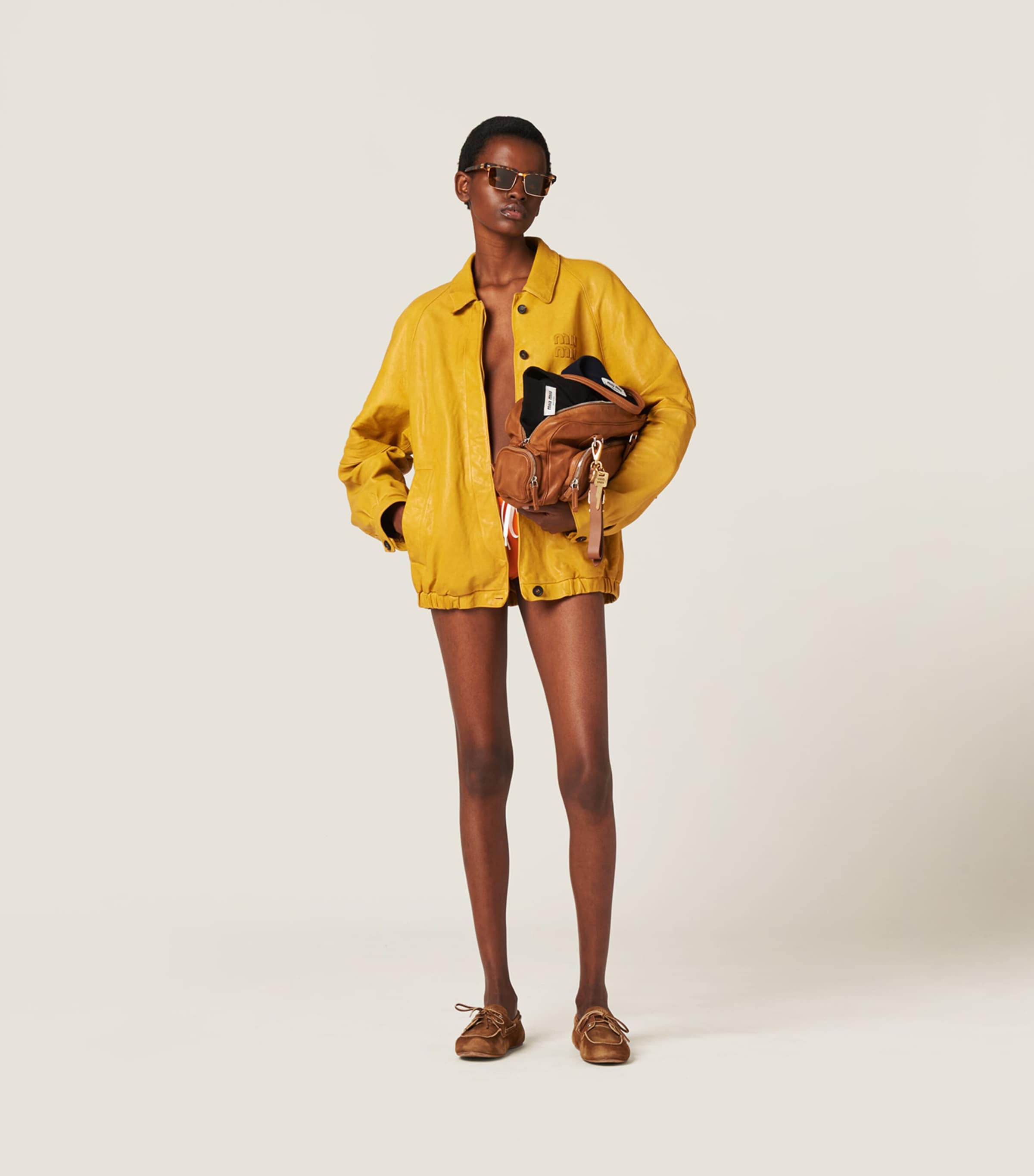 Nappa Leather Top-Handle Bag F098L Image 7