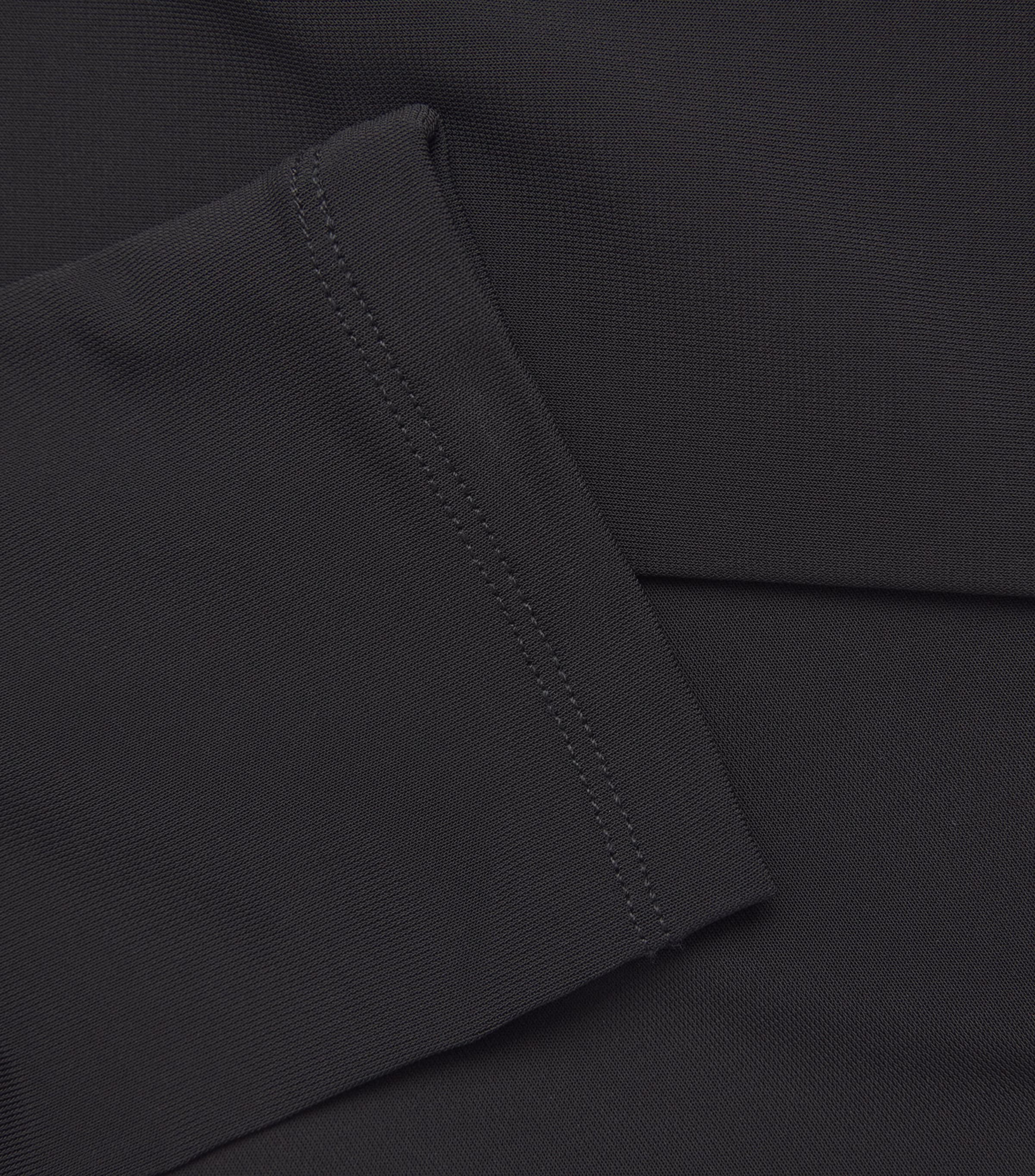 Knitted Crew-Neck Top BLACK Image 5