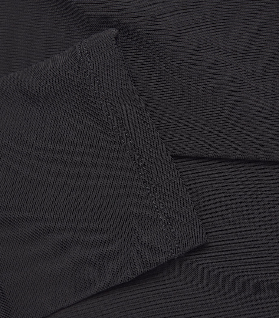 Knitted Crew-Neck Top BLACK Image 5