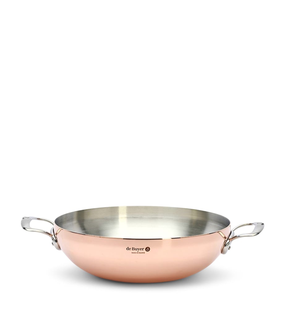 De Buyer Copper Prima Matera Wok (32cm) Copper Image 2
