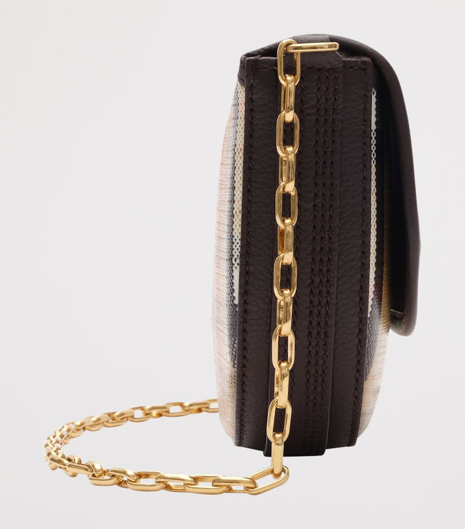 Burberry Mini Highlands Chain Cross-Body Bag Sand Image 2