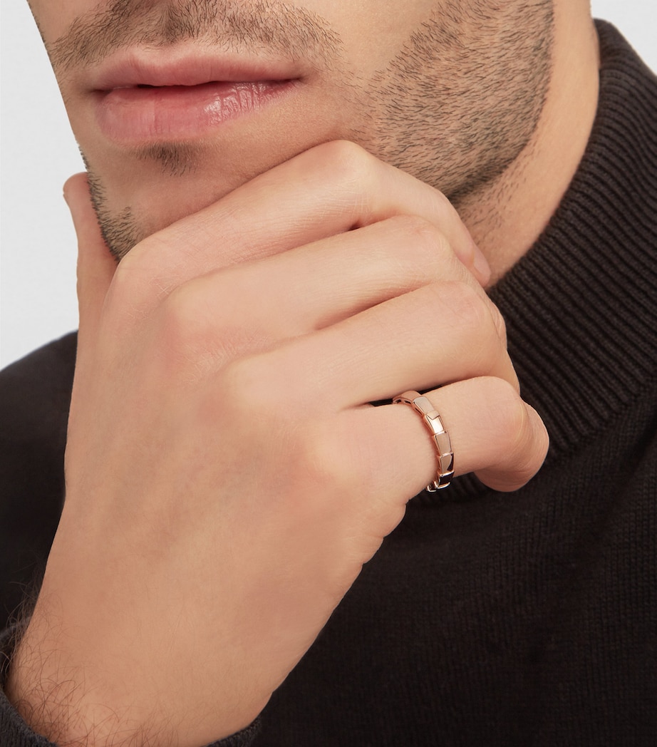 Rose Gold Serpenti Viper Wedding Band PINK GOLD Image 4