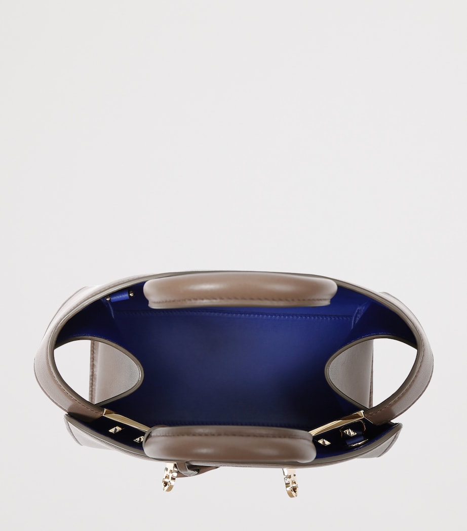 Leather Hug Soft Top-Handle Bag DK.BRN COM Image 2