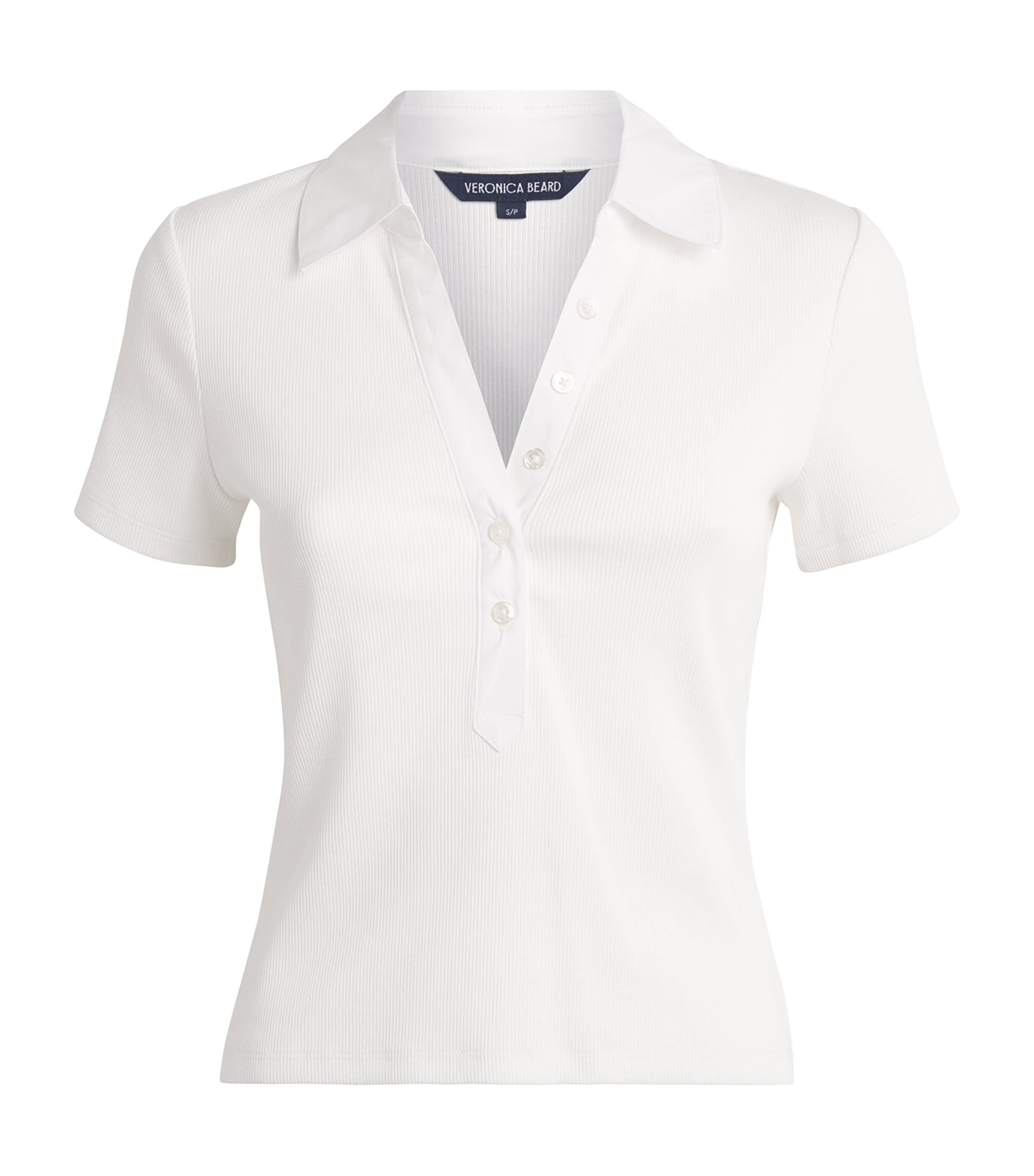 Stretch-Cotton Kearney Polo Shirt W0029 WHITE Image 1