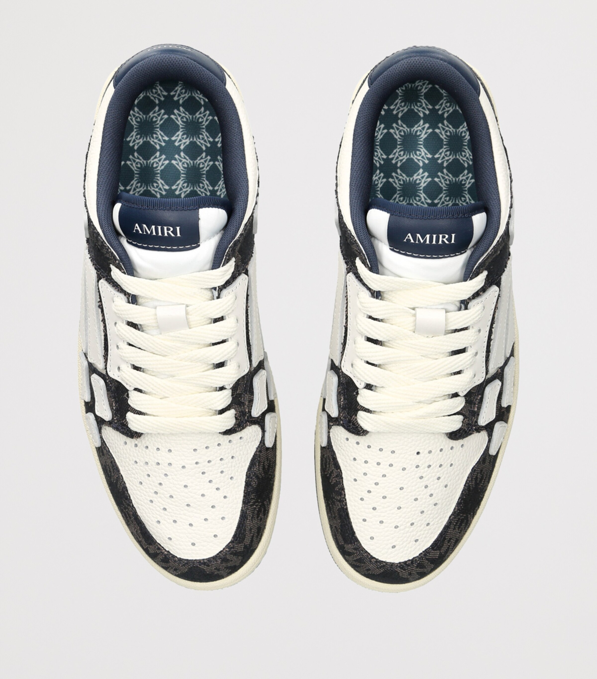 AMIRI Skel Low-Top Sneakers Blk/blue Image 4