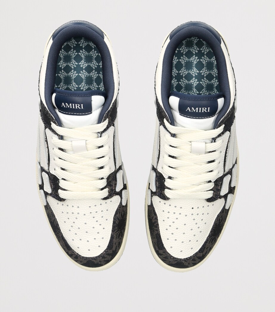 AMIRI Skel Low-Top Sneakers Blk/blue Image 4
