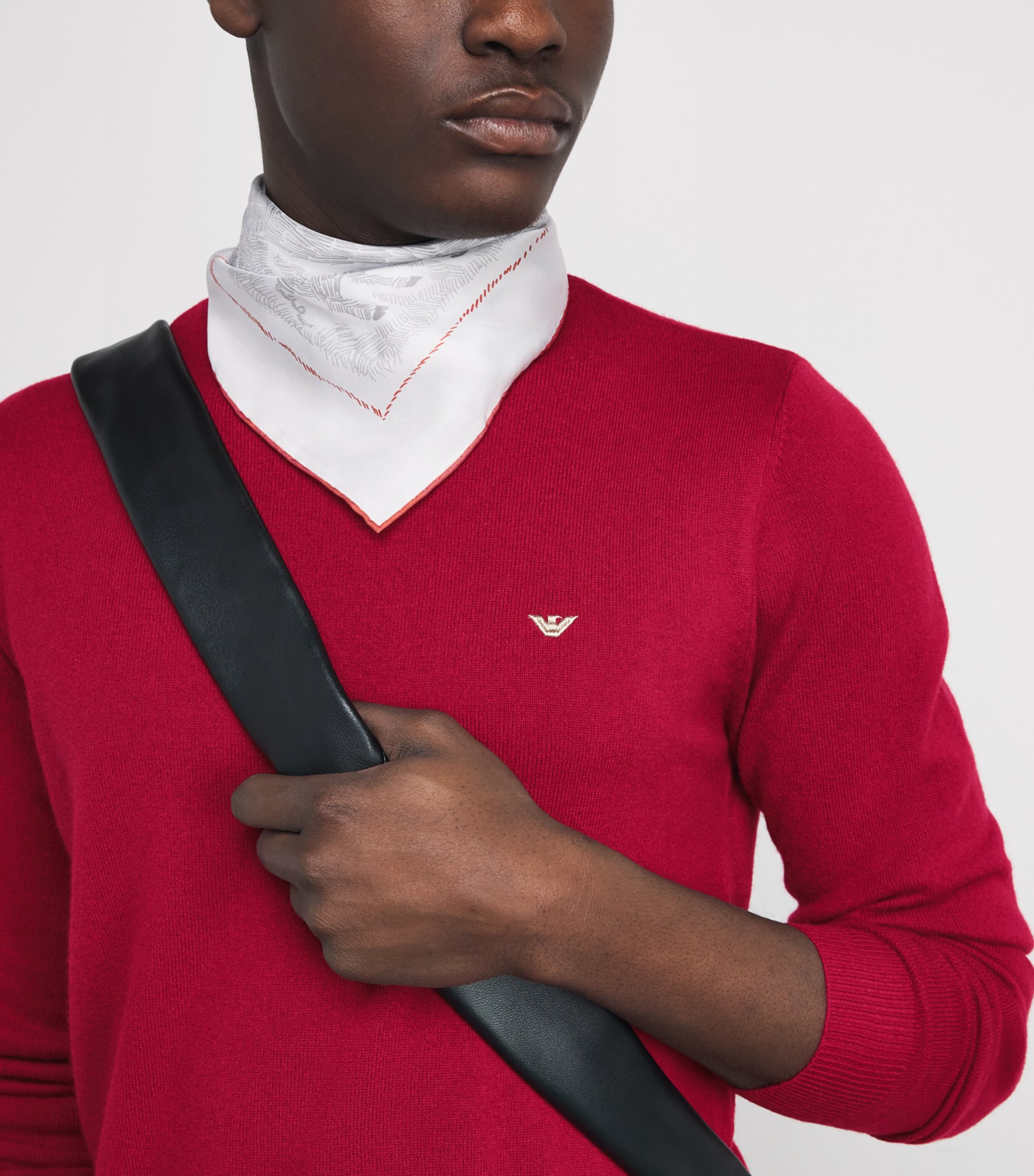 Wool-Cashmere Logo Sweater U5078 Image 6