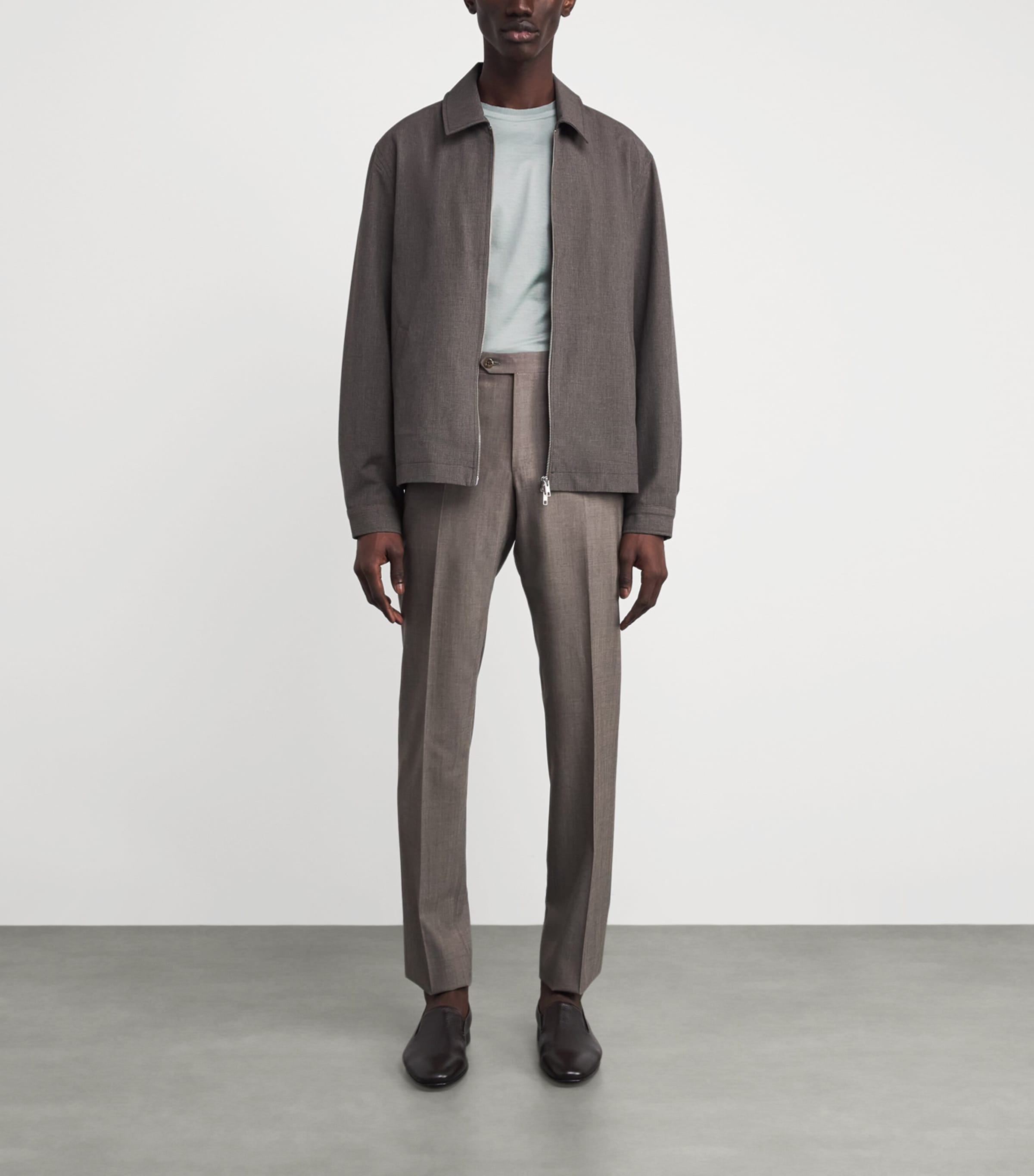 Cotton Double-Neck T-Shirt 834 Image 2