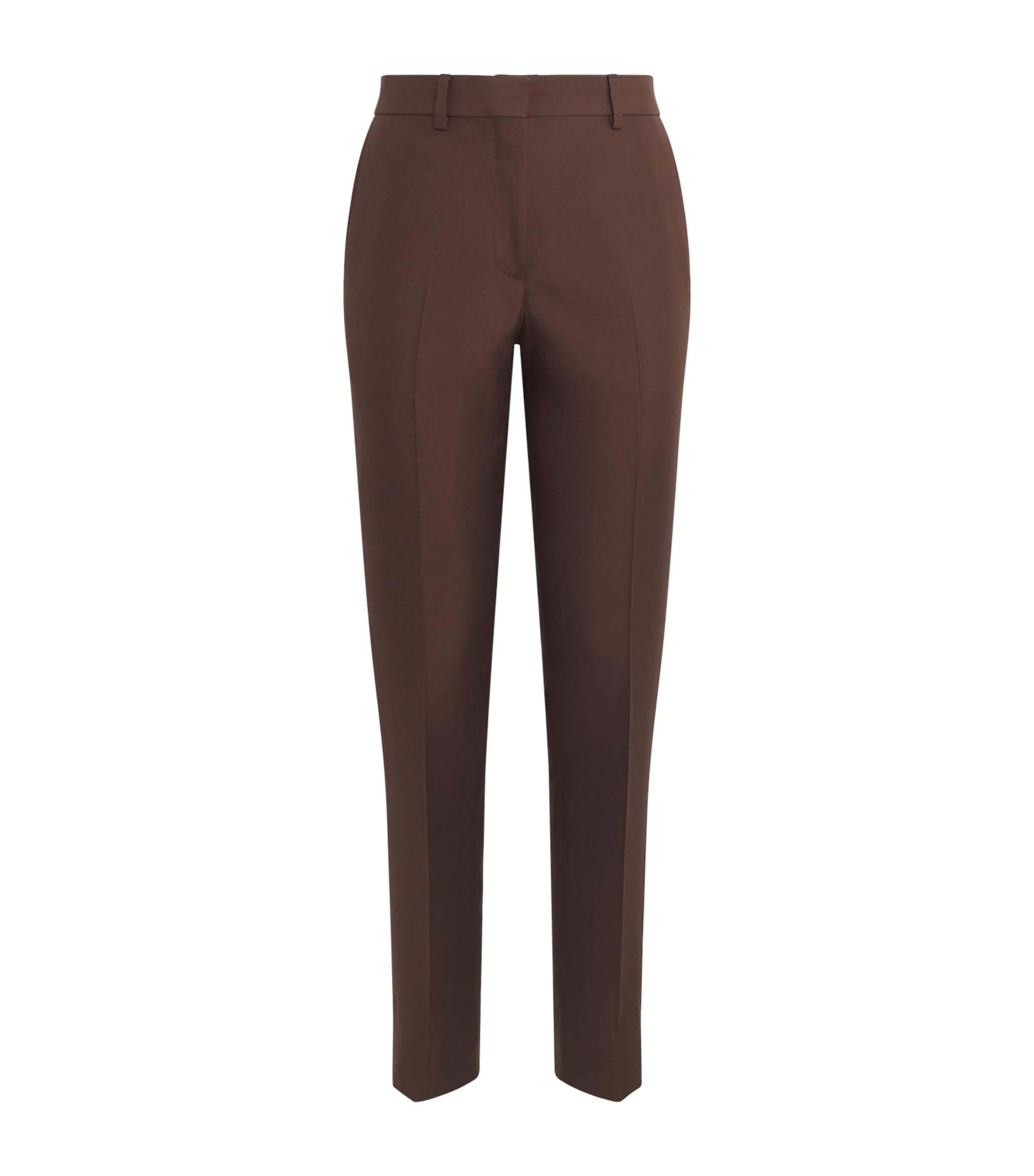 Silk Slim Trousers