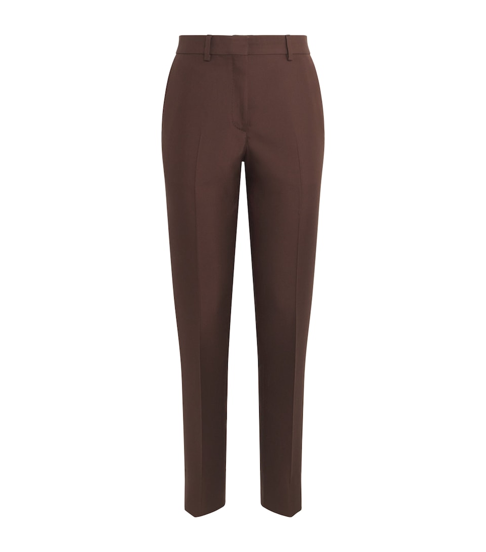 Silk Slim Trousers
