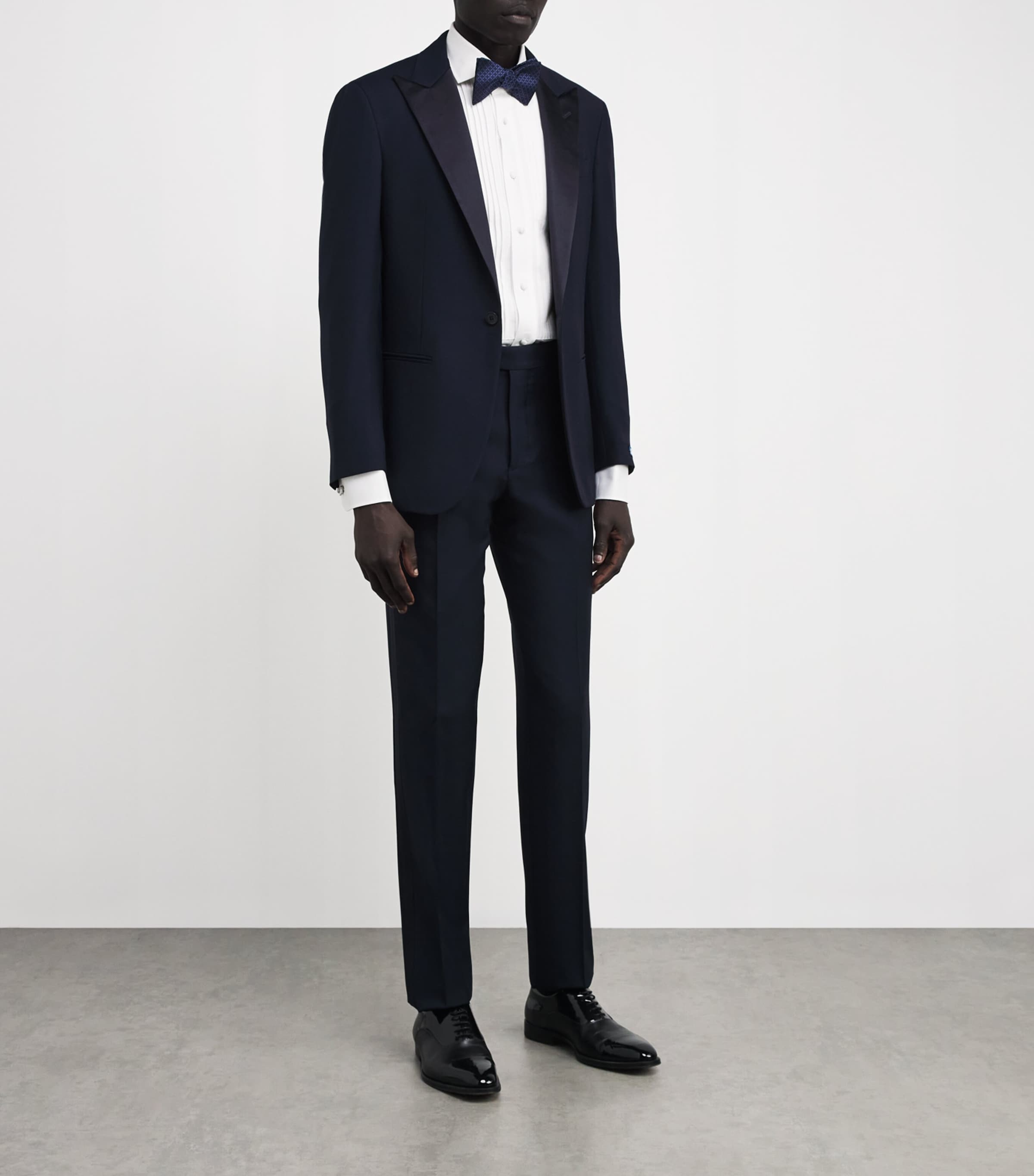 Linen-Cotton Code Cocktail Bib Formal Shirt 028 OPTICAL WHITE Image 2