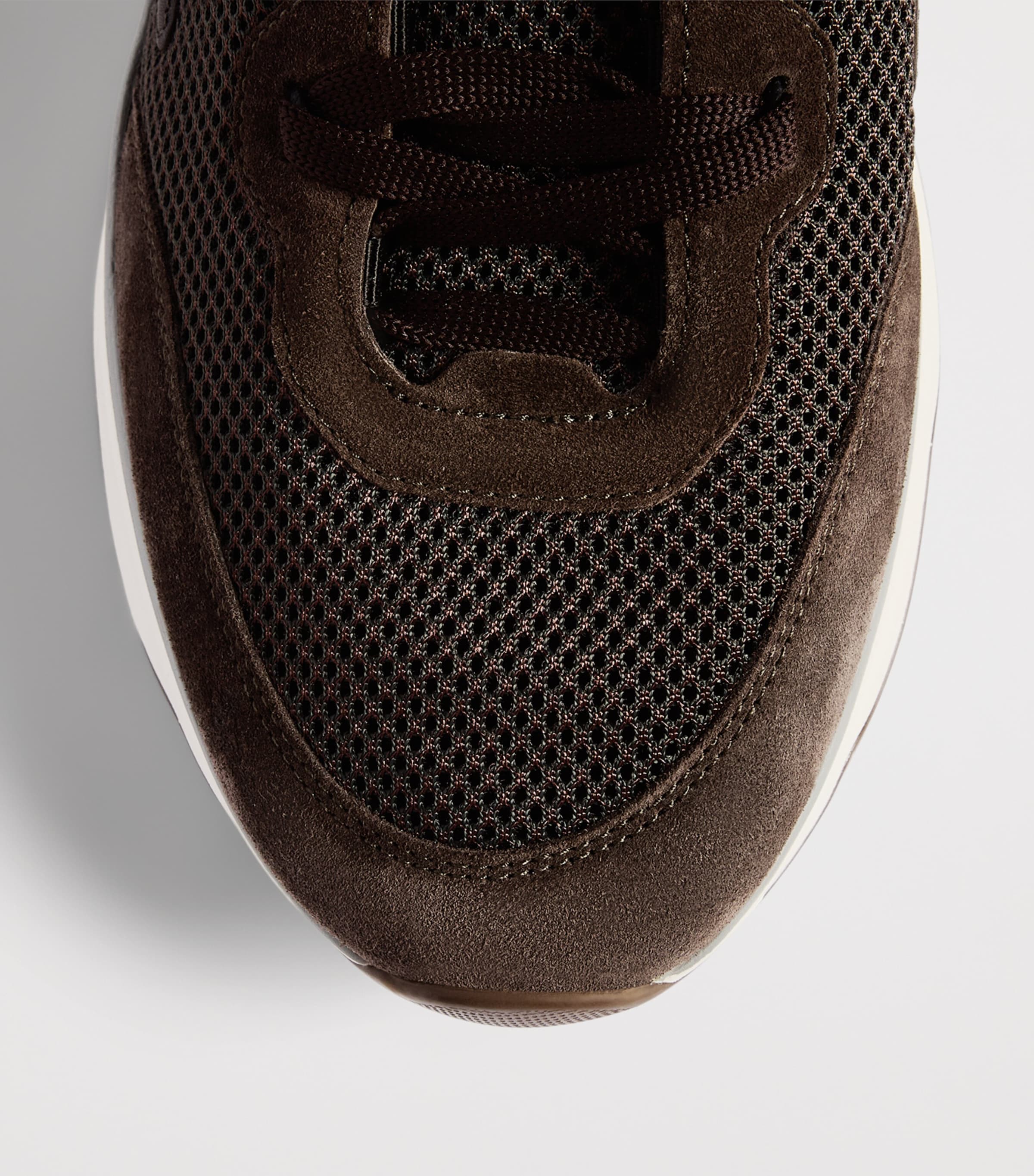 Herno Mesh Maggiore Sneakers Marrone Scuro Image 6