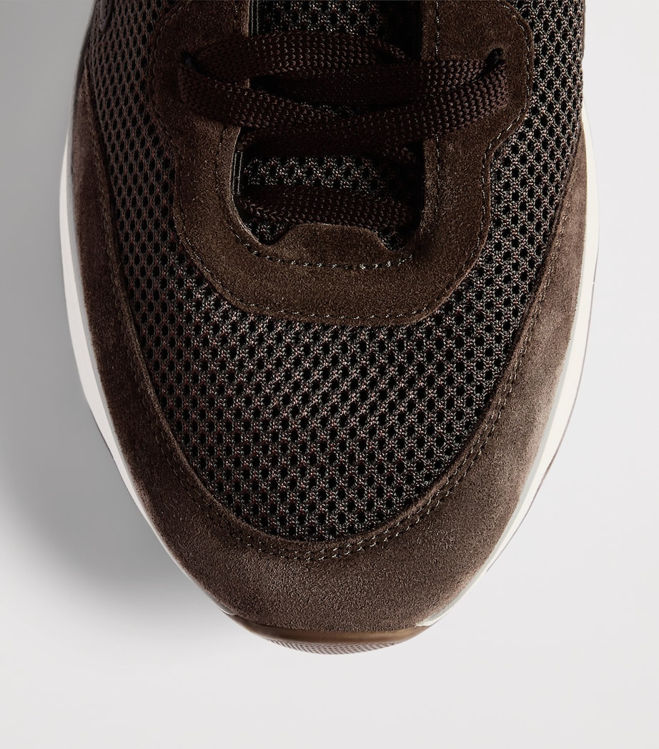 Herno Mesh Maggiore Sneakers Marrone Scuro Image 6