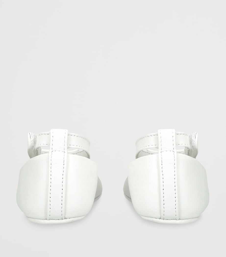 Leather Ballet Flat WHITE Image 2