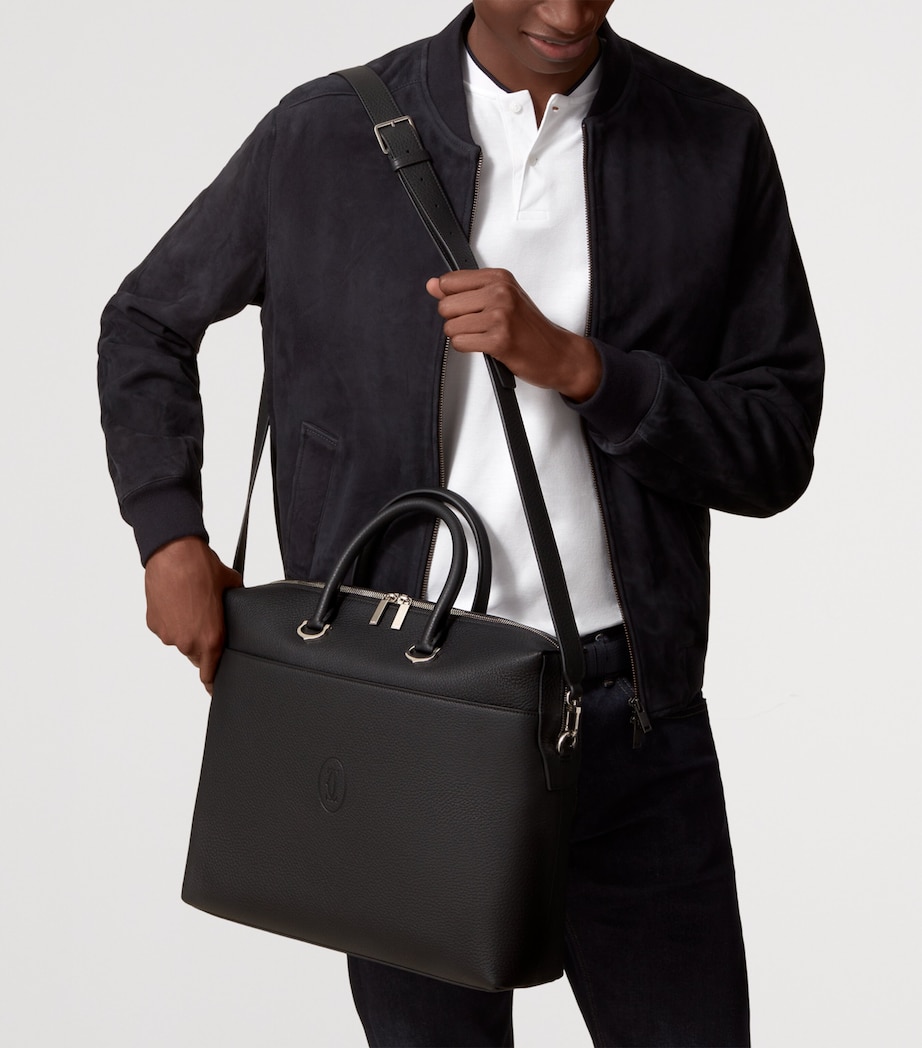 Cartier Calfskin Must de Cartier Briefcase Black Image 2