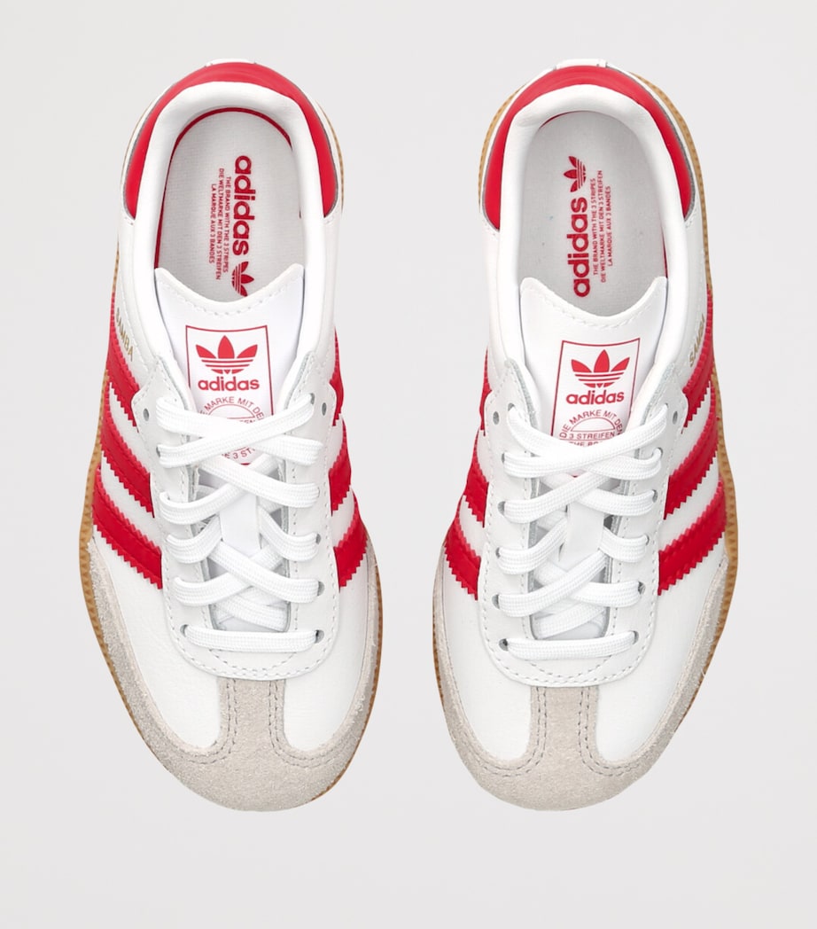 Leather Samba OG Sneakers WHITE/RED Image 4