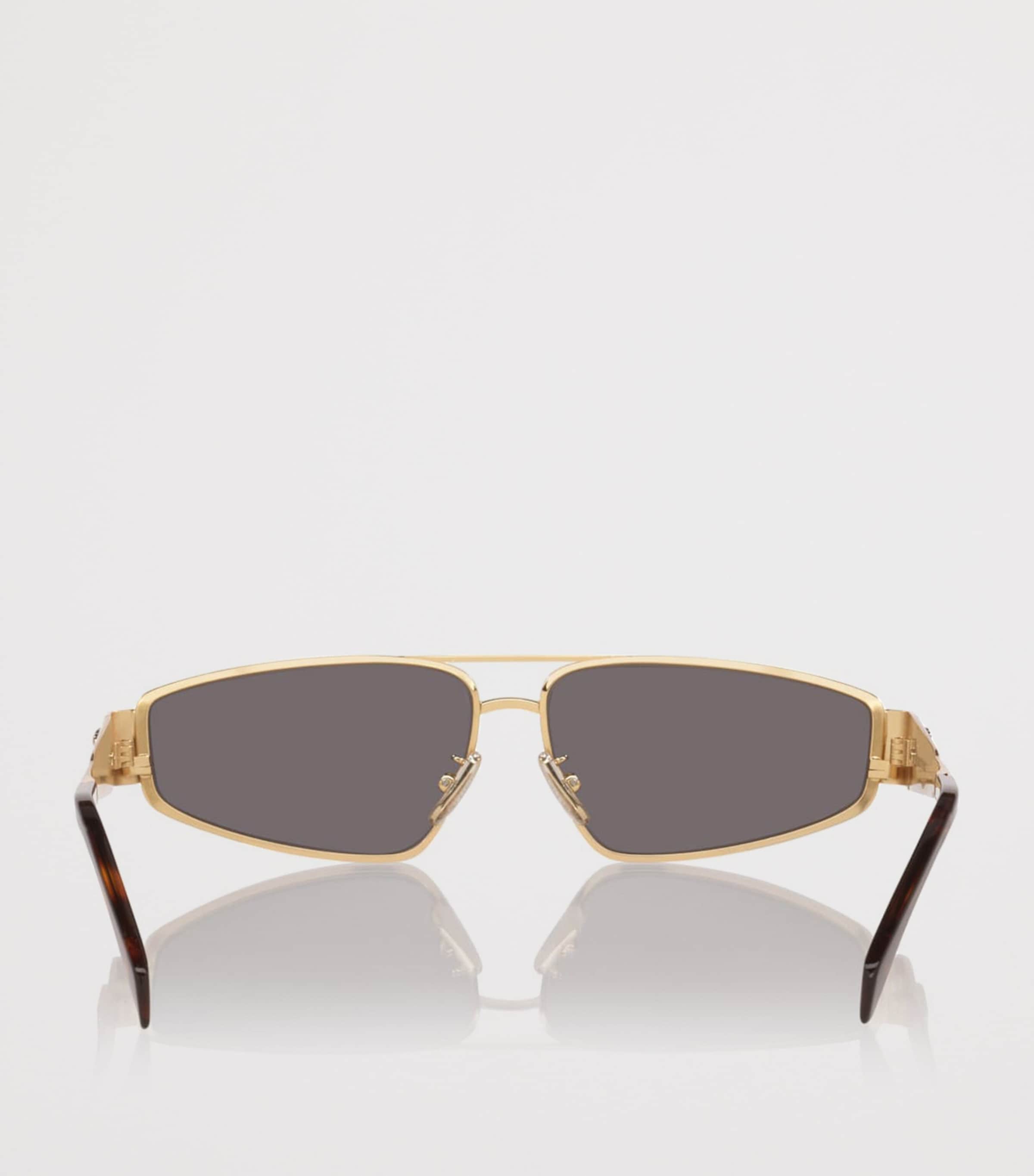 Celine Metal Triomphe Irregular Sunglasses Yellow Image 4
