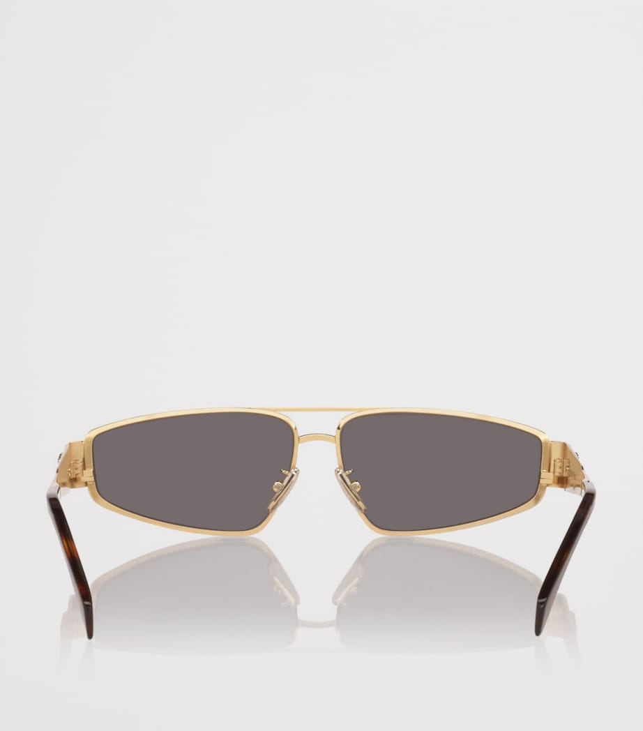 Celine Metal Triomphe Irregular Sunglasses Yellow Image 4