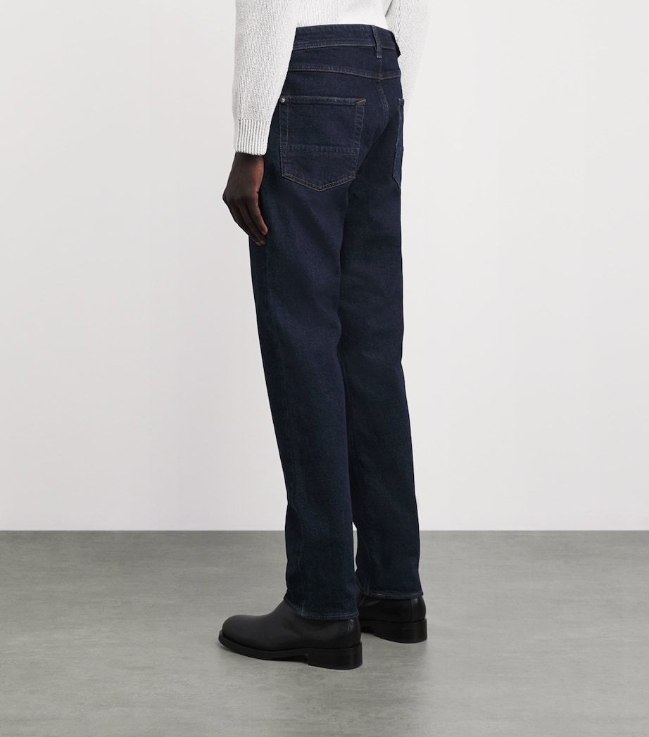 Stone Island Mens Stretch Denim-Rinsed Slim Jeans Image 5