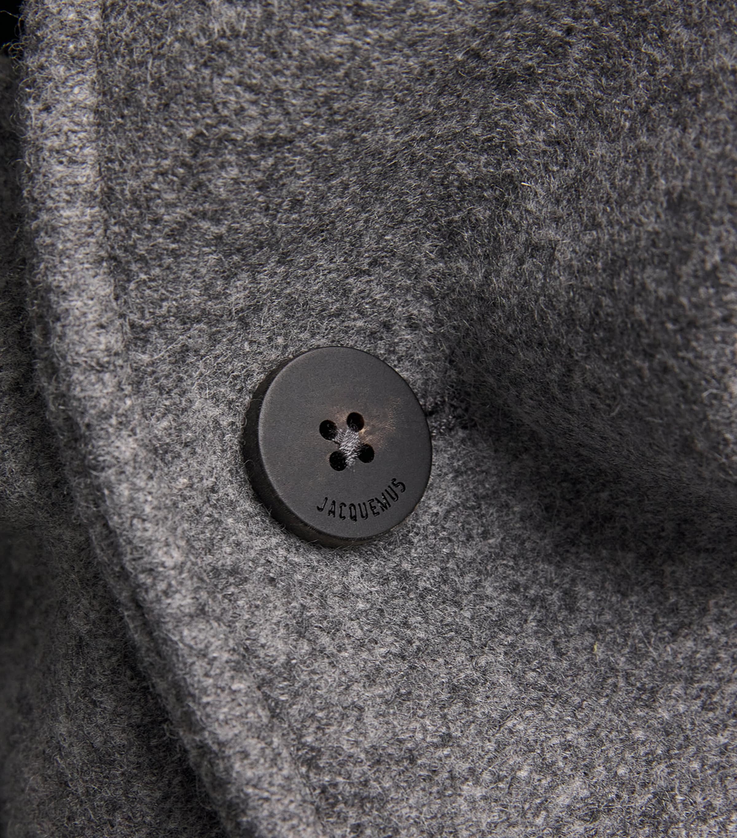 Wool Feltro Bomber Jacket 950-GREY Image 5